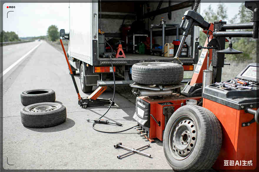 千山区扎胎道路救援-流动补胎